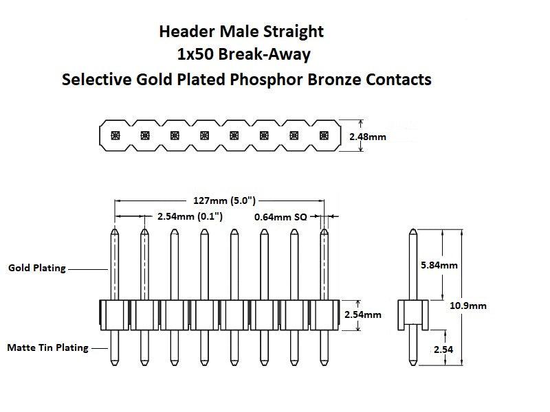Header-Male-Straight-1x50-Selective-Gold-Details