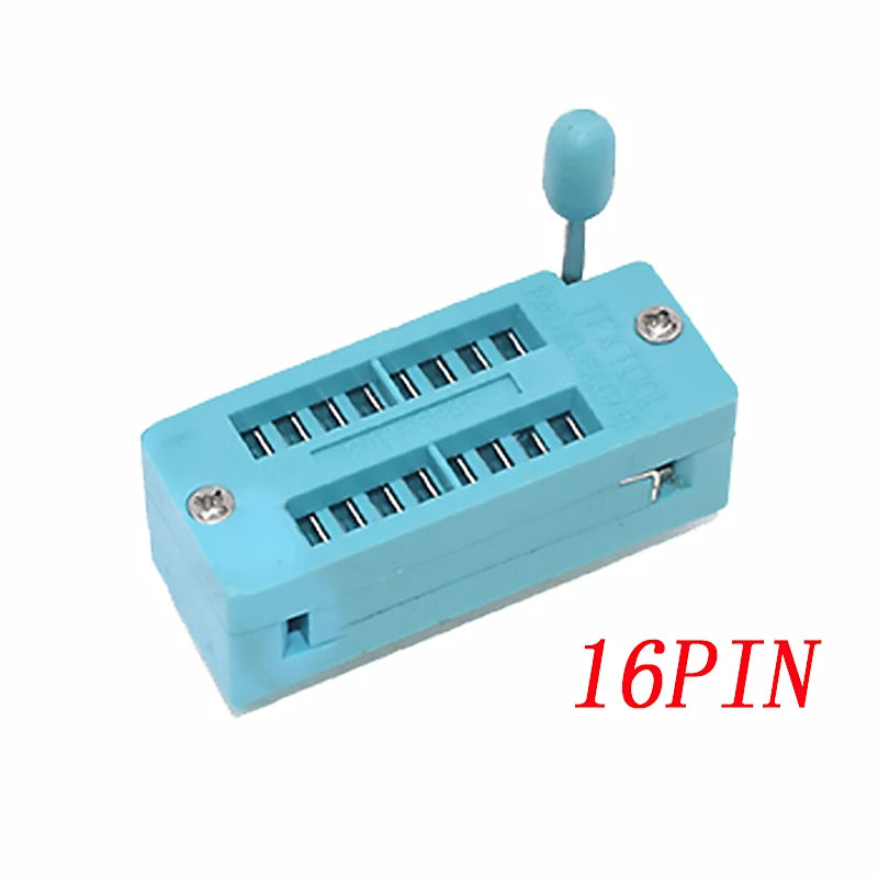 2.54mm DIP ZIF IC Socket Test Solder Type Universal IC Locking Socket