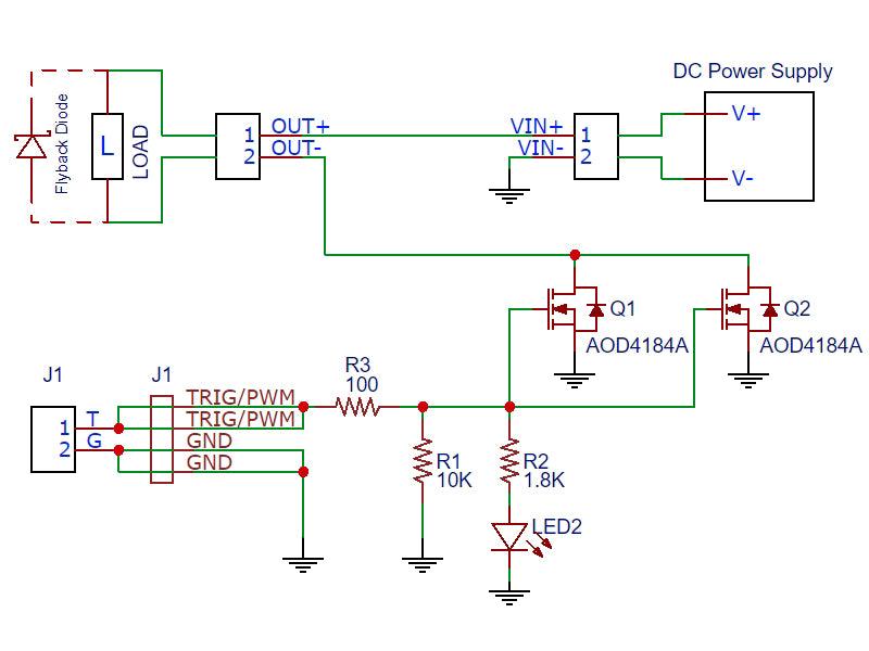 High-Power-Dual-MOSFET-Switch-Module-Schematic