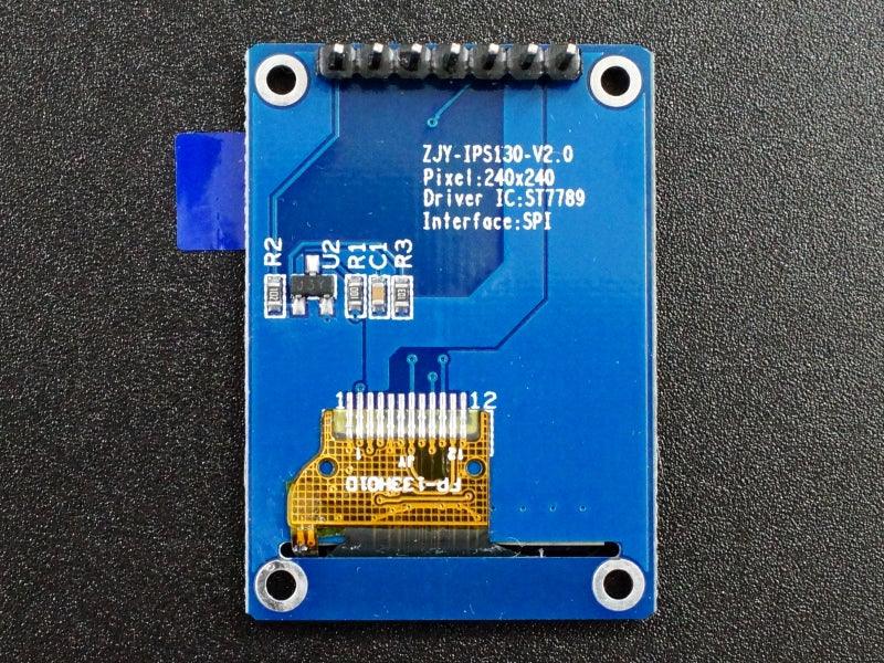 IPS-LCD-1.3-240x240-RGB-Display-ST7789-Back