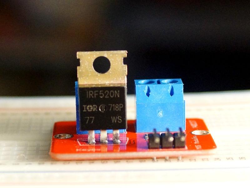 IRF520-MOSFET-Breakout-Board-Front