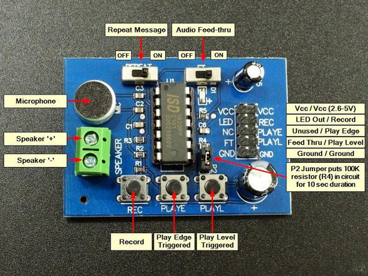 ISD1820-Voice-Record-and-Playback-Module-Connections