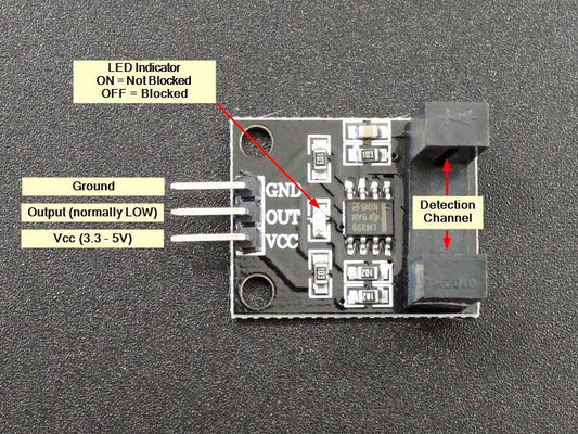 Infrared-Counting-Sensor-Module-Connections