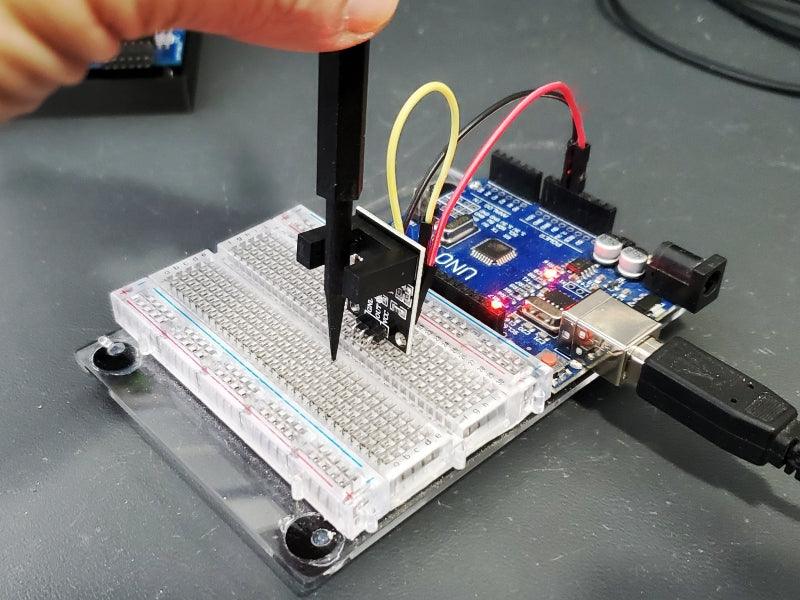 Infrared-Counting-Sensor-Module-In-Test