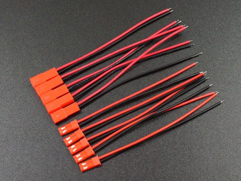 JST-RCY-2-pin-male-female-connector-5-Pack