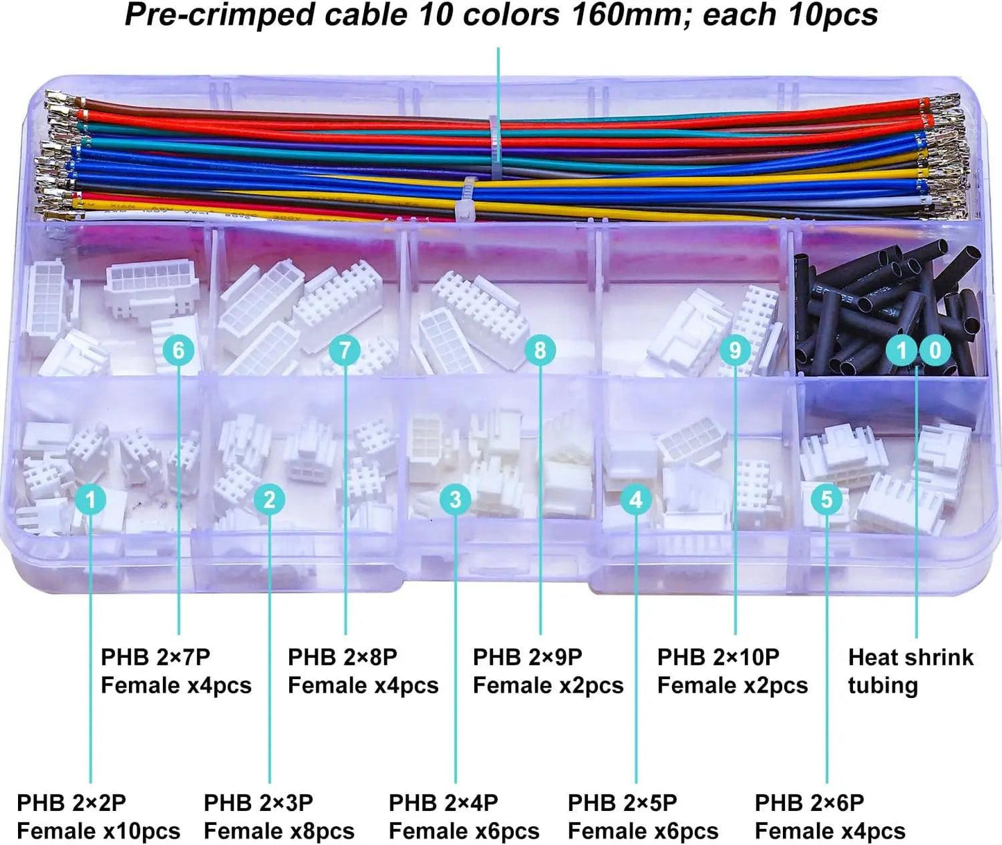 JST connector kit used for LED lighting connection
