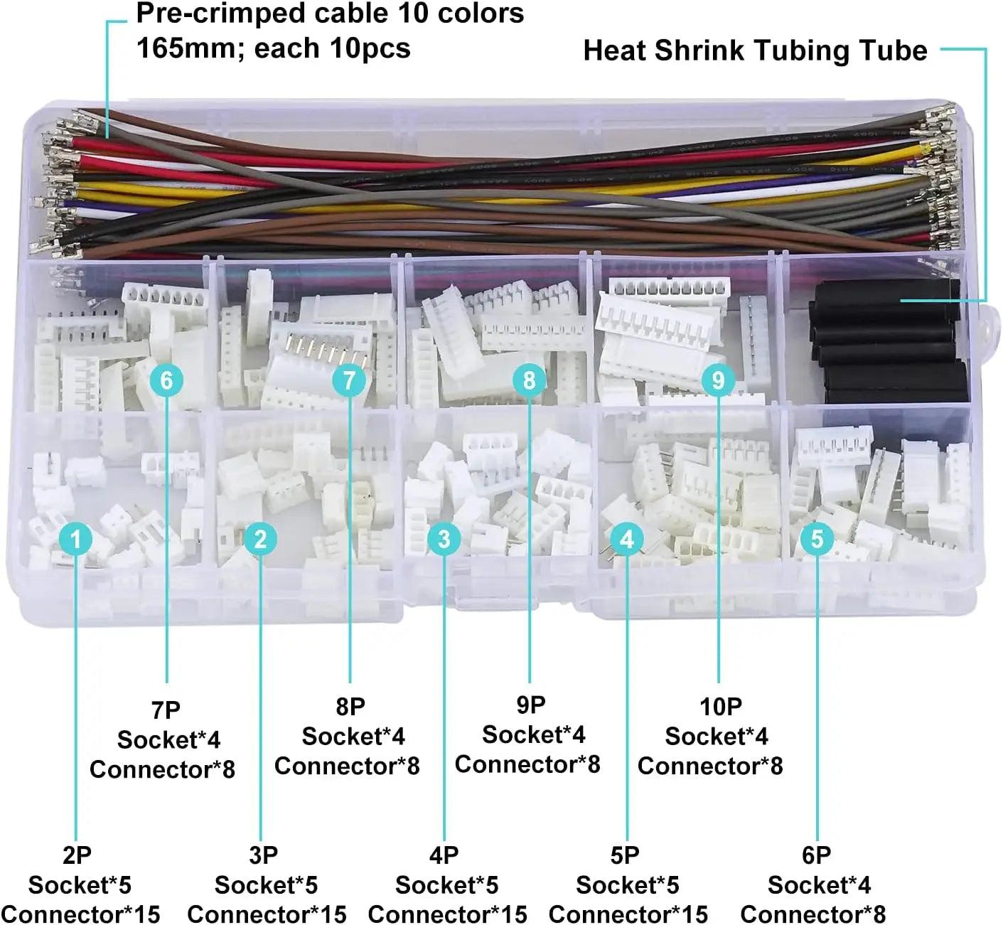 Example DIY electronics project using JST connector kit