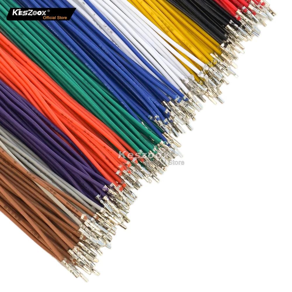 Example of assembled JST GH1.25mm male connectors for DIY electronics