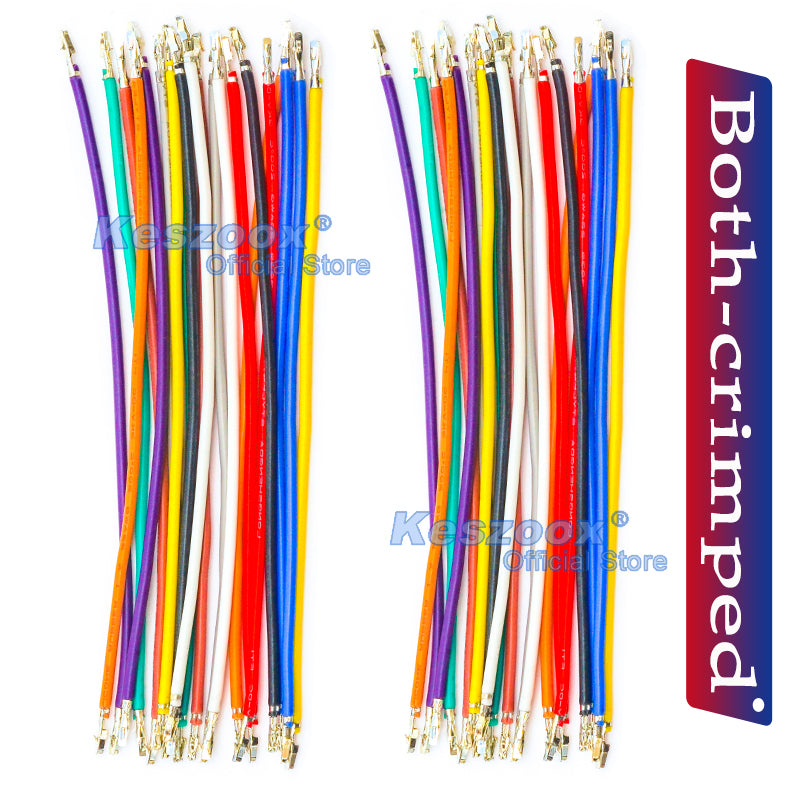 JST PHB locking 2.0mm pre-crimped terminal silicone both sided cable