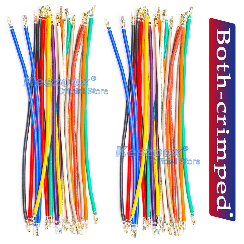 JST PHD 2.0mm both sided pre-crimped terminal silicone cable
