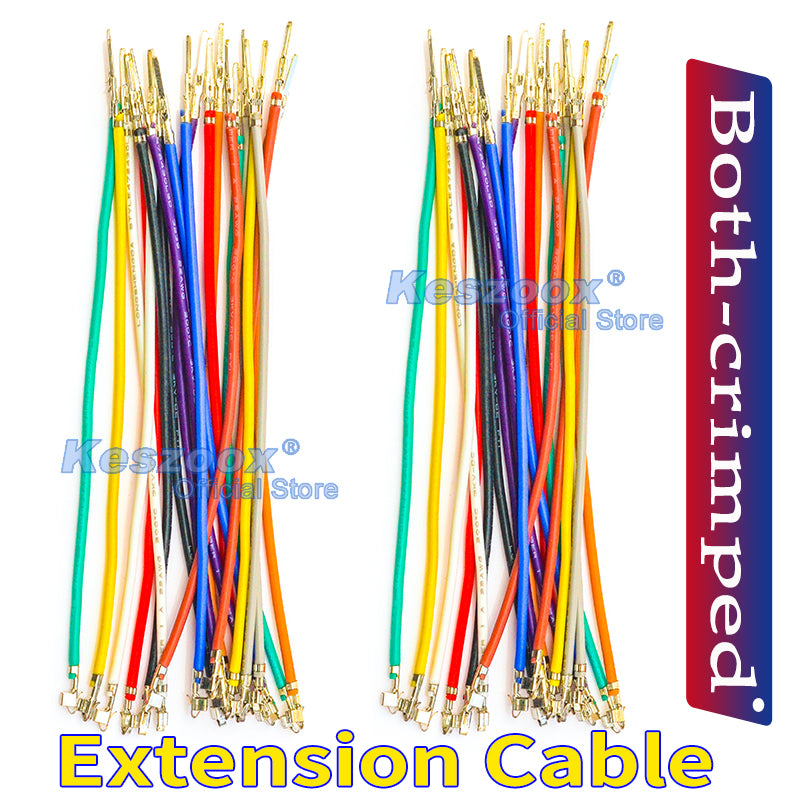 JST SM 2.5mm Male-Female Extension pre-crimped terminal silicone cable