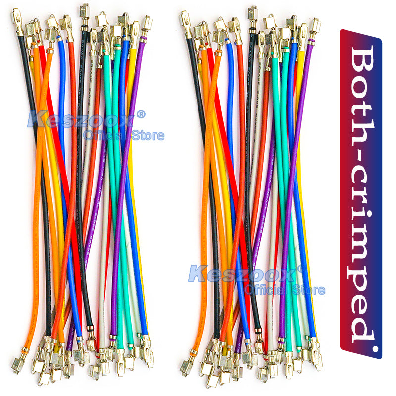 JST VH 3.96mm female both sided pre-crimped terminal silicone cable