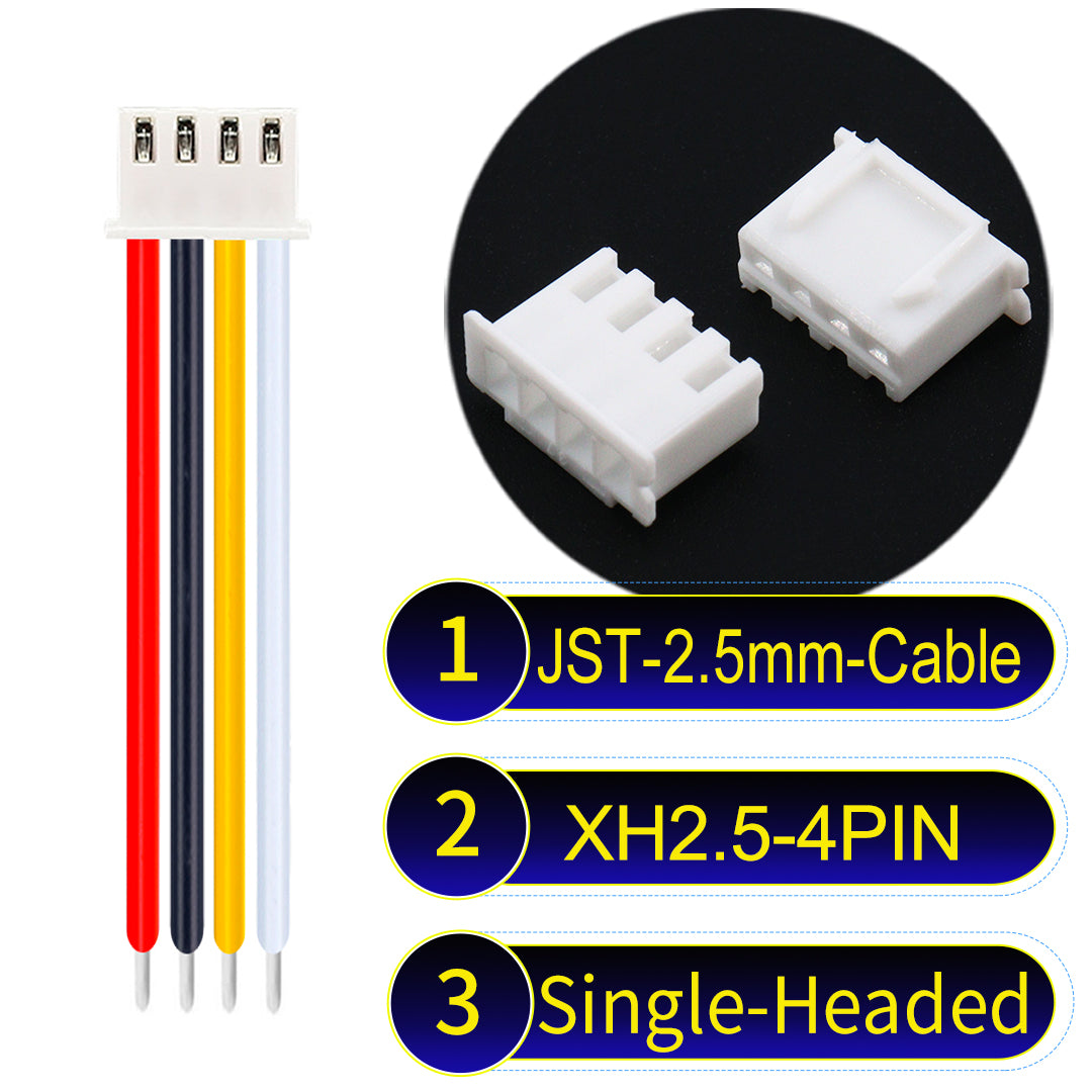 JST_XH_4Pin_Single-Headed_Cable
