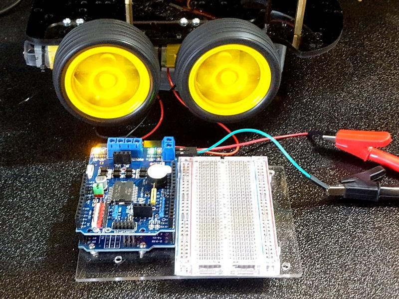 L298-Motor-Driver-Shield-In-Test