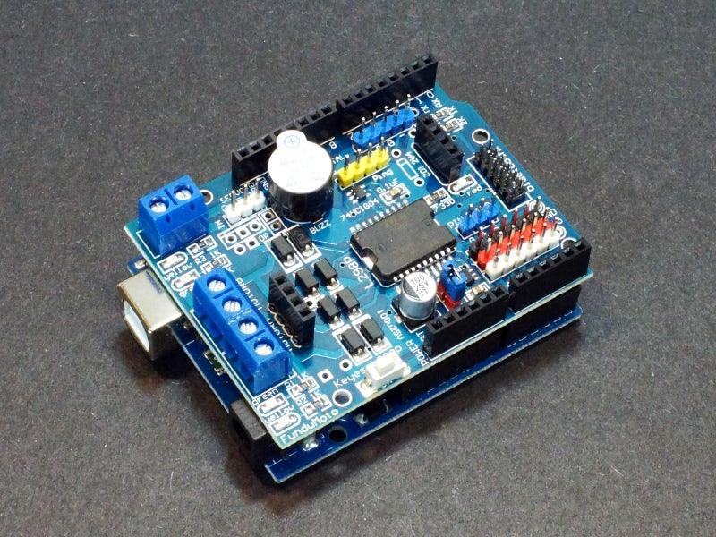 L298P-Motor-Driver-Shield-Shown-On-Uno