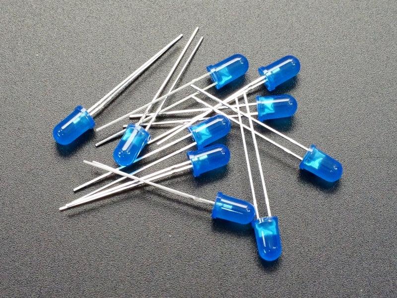 LED-5mm-Blue-10-Pack