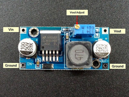 LM2596S-DC-DC-Converter-Module-Connections