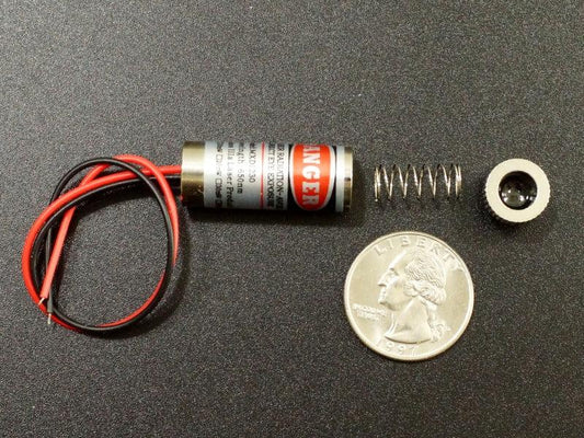 Laser-MXD1230-Red-Dot-5mW-Exploded