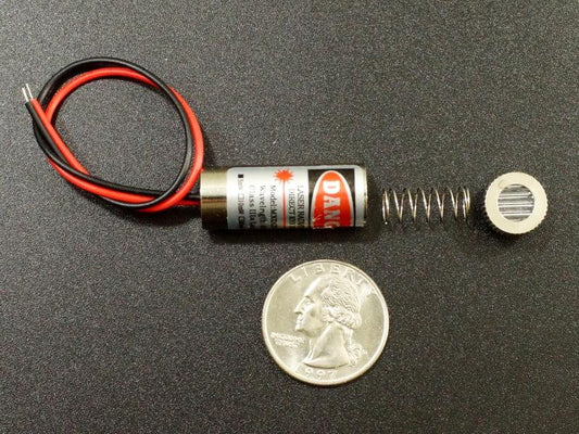 Laser-MXD1230-Red-Line-5mW-Exploded