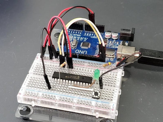 MCP23017-16-Bit-GPIO-with-I2C-Interface-In-Use