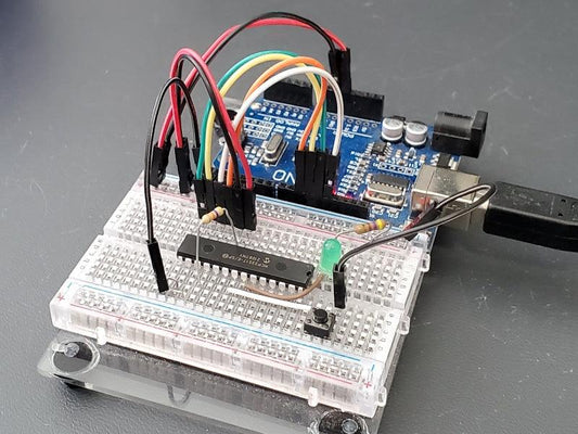 MCP23S17-16-Bit-GPIO-with-SPI-Interface-In-Use