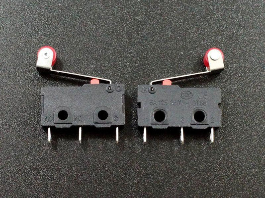 Microswitch-with-Roller-Lever-SPDT-5A-Side-Views