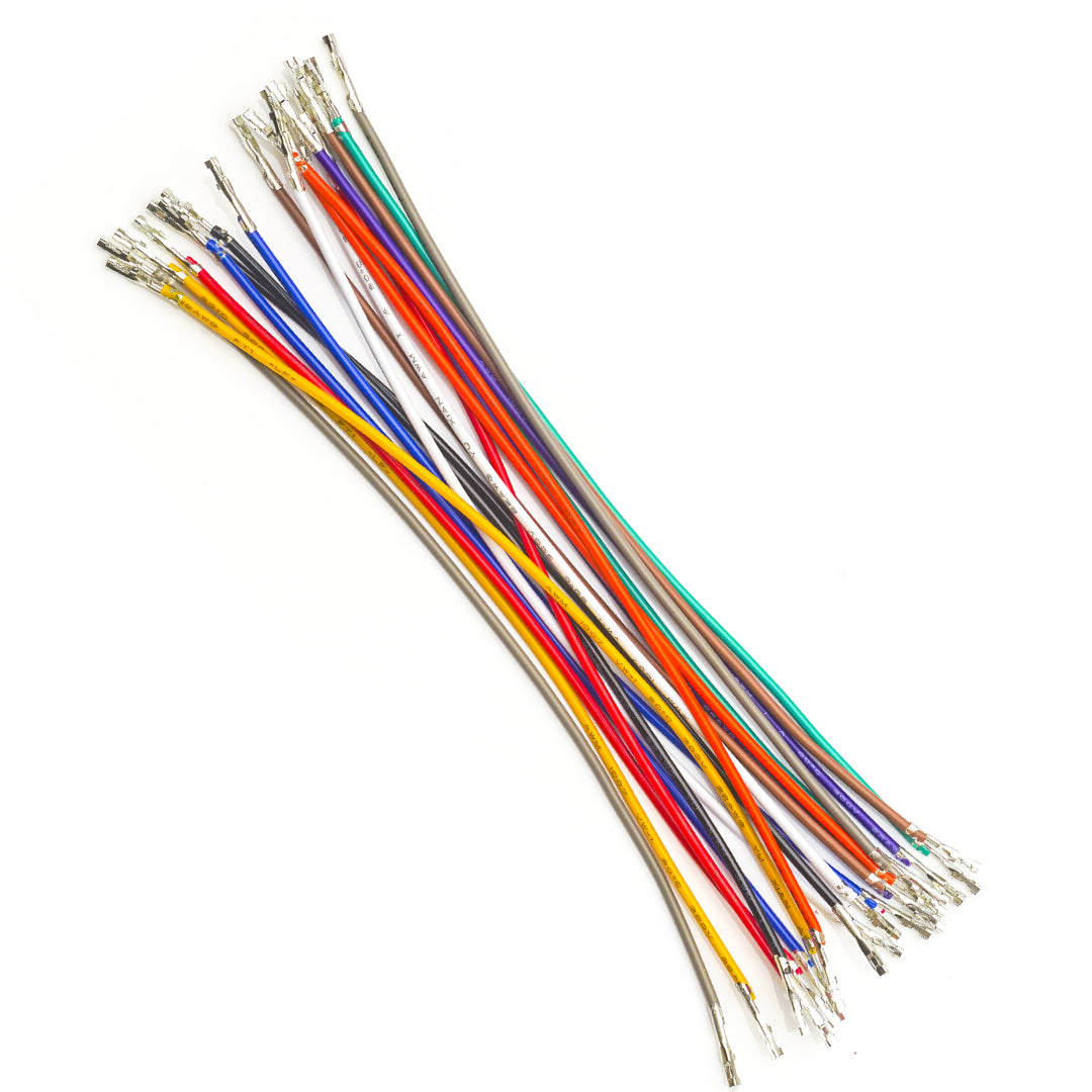 Molex 2.5mm Dupont Female to Female Pre-Crimped Terminal Cable (Without Connector), 22AWG UL1007 PVC