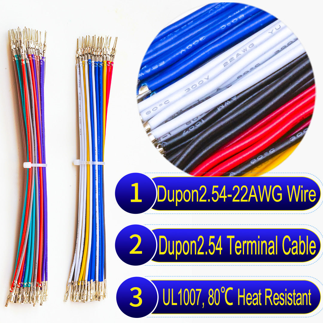 Molex 2.5mm Dupont Male to Female cable