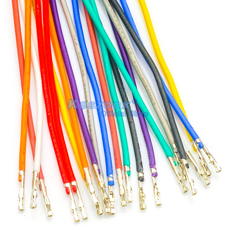 Molex 2.5mm Dupont male to male pre-crimped terminal silicone cable