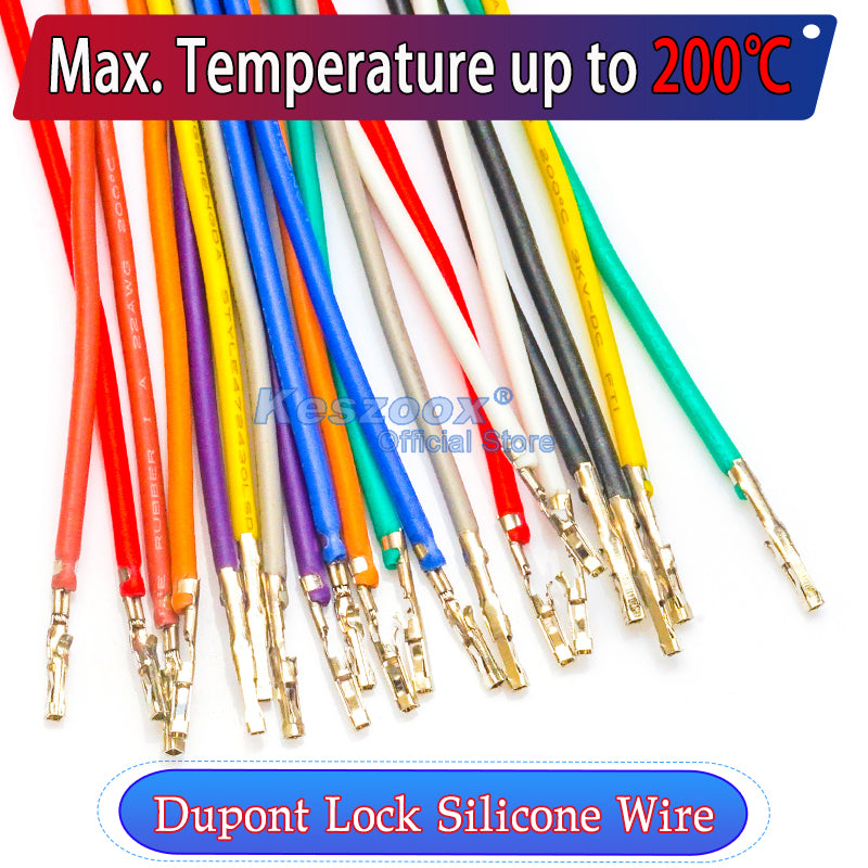 Molex Dupont TJC8 silicone cable
