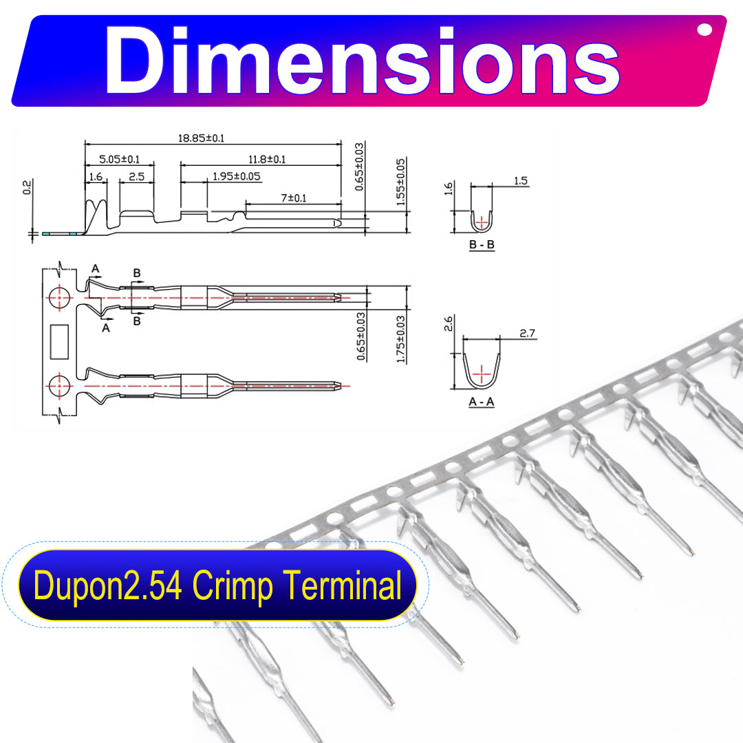 Molex Dupont male to male cable