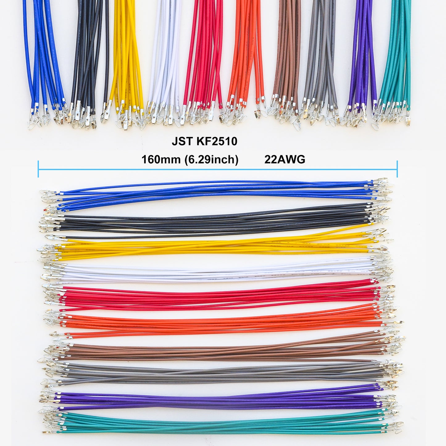 Demonstration of Molex KK254 MX2.54 male and female connectors securely connected