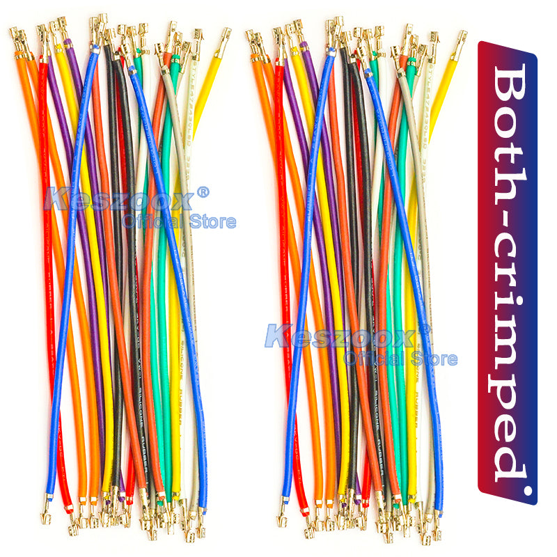 Molex KK 254 2.5mm 5264 pre-crimped terminal silicone both sided cable