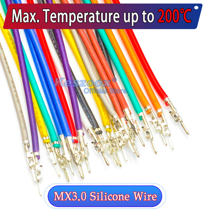 Molex Micro-Fit 3.0 silicone cable