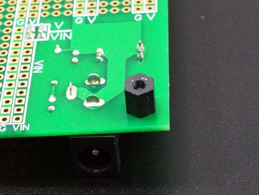 Nylon-Black-Hex-Standoff-F-F-M3x6-on-PCB