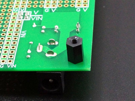 Nylon-Black-Hex-Standoff-F-F-M3x8-on-PCB