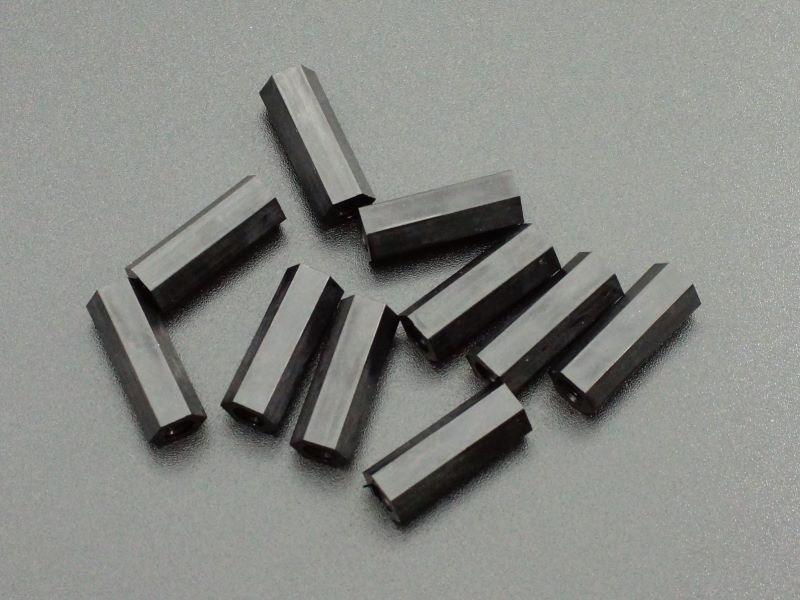 Nylon-Black-Hex-Standoff-F-F-M4x20-10-Pack