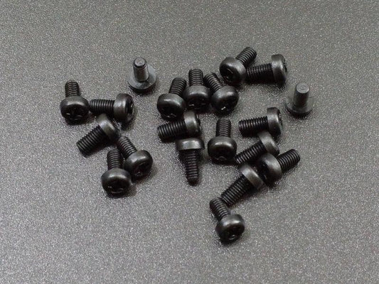 Nylon-Black-Pan-Head-Screws-3x6mm-20-Pack