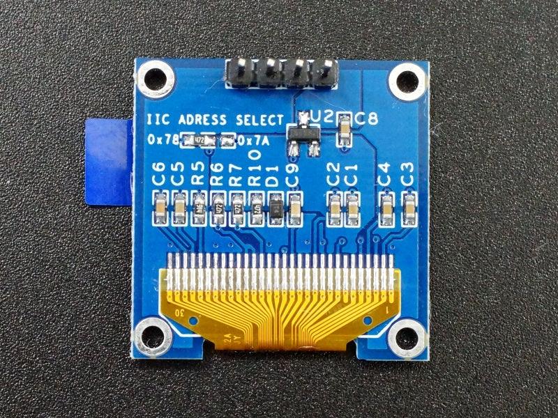 OLED-0.9-Blue-I2C-Back