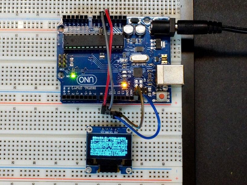 OLED-09-Blue-I2C-Operation