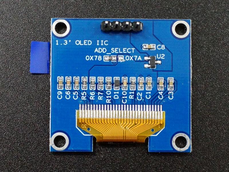 OLED-1.3-Blue-I2C-Back