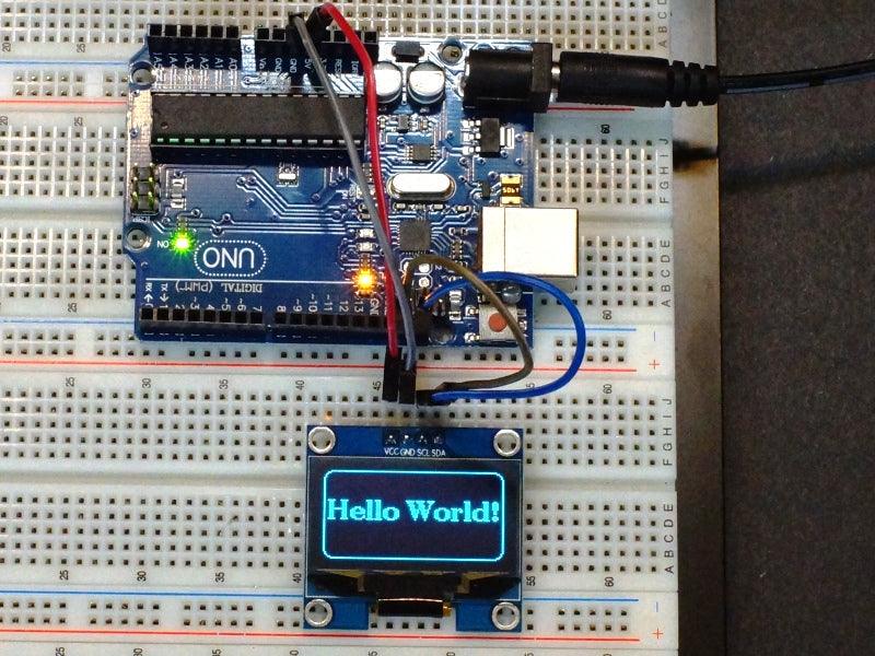 OLED-13-Blue-I2C-Operation