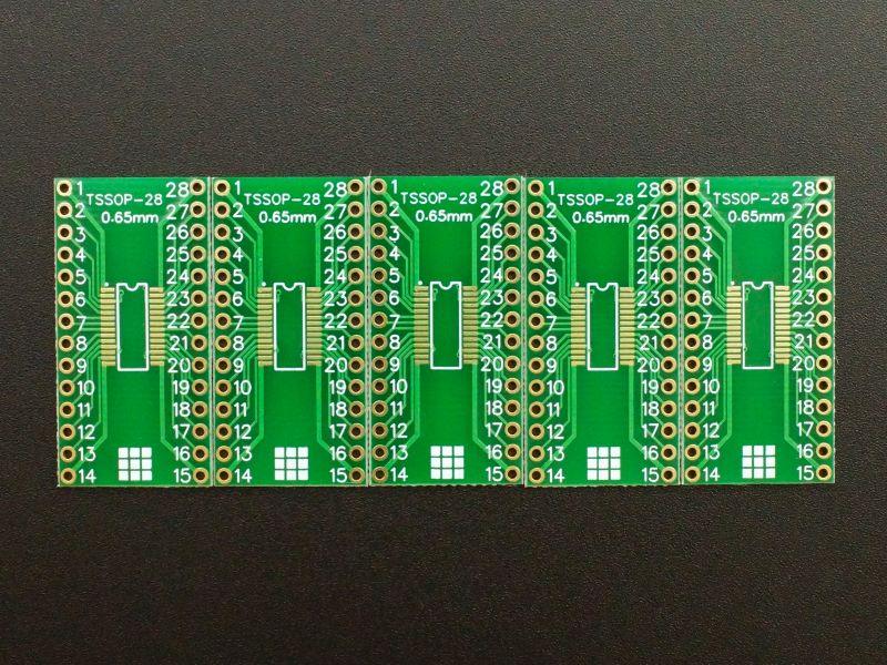 PCB-SMD-28-to-DIP-ENIG-TTSOP-Side