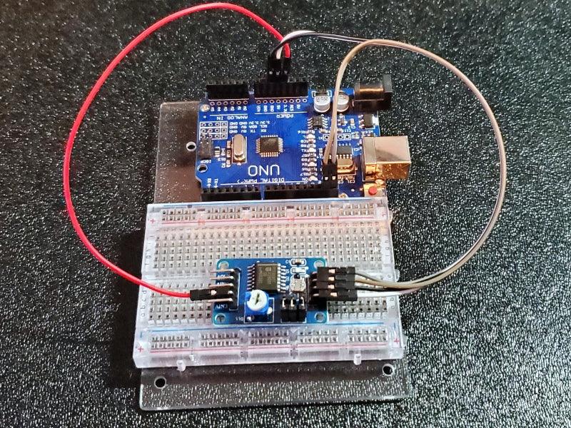 PCF8591-AD-and-DA-Converter-Module-Test-Setup