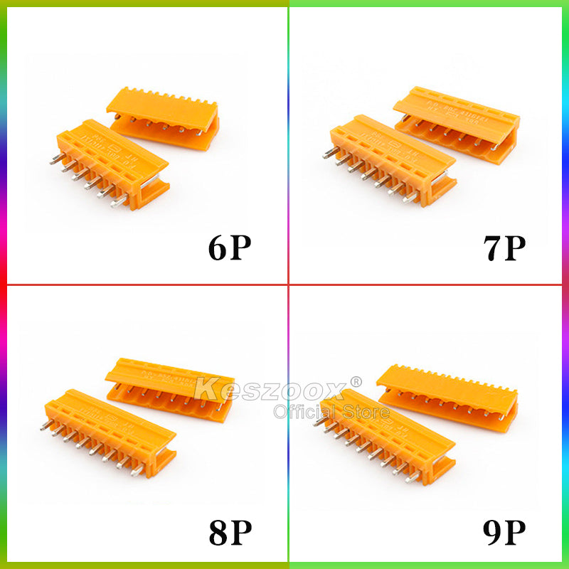 Mounted straight header on PCB