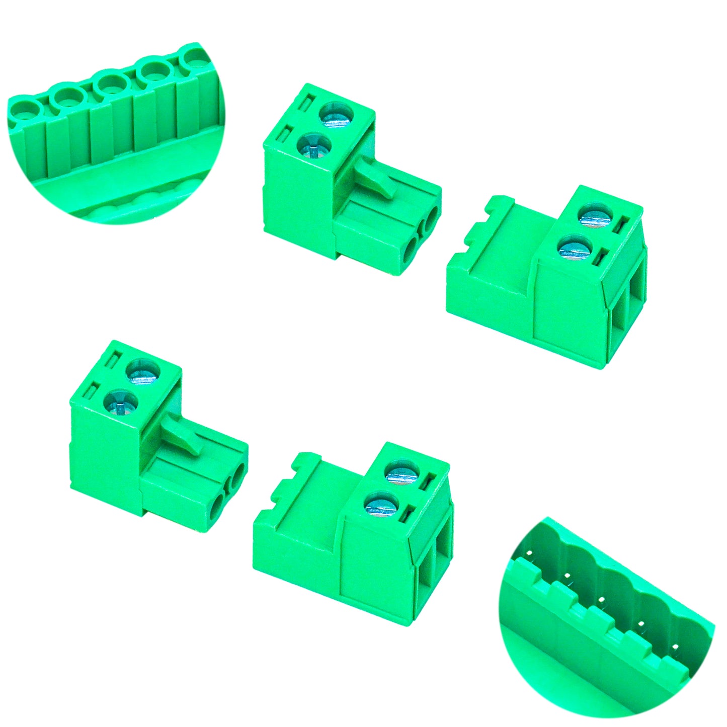 2P plug and header terminal block