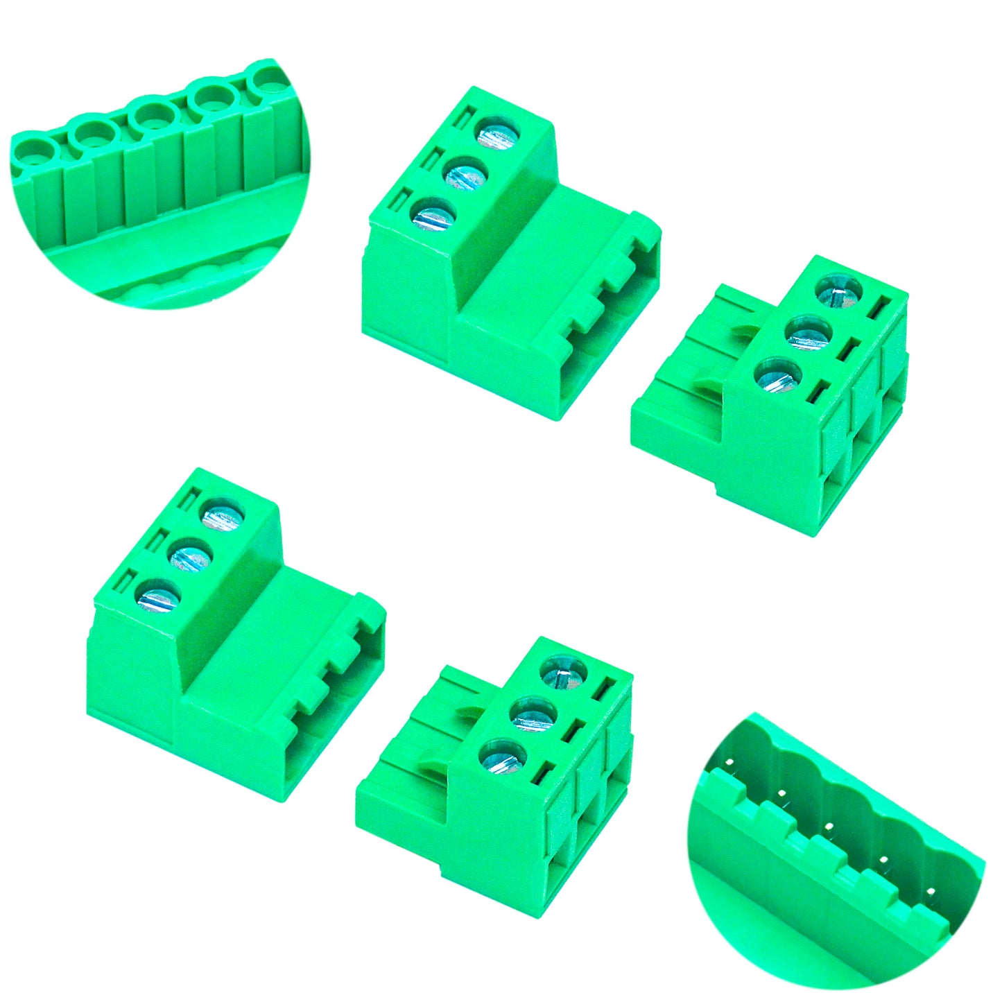 3P plug and header terminal block