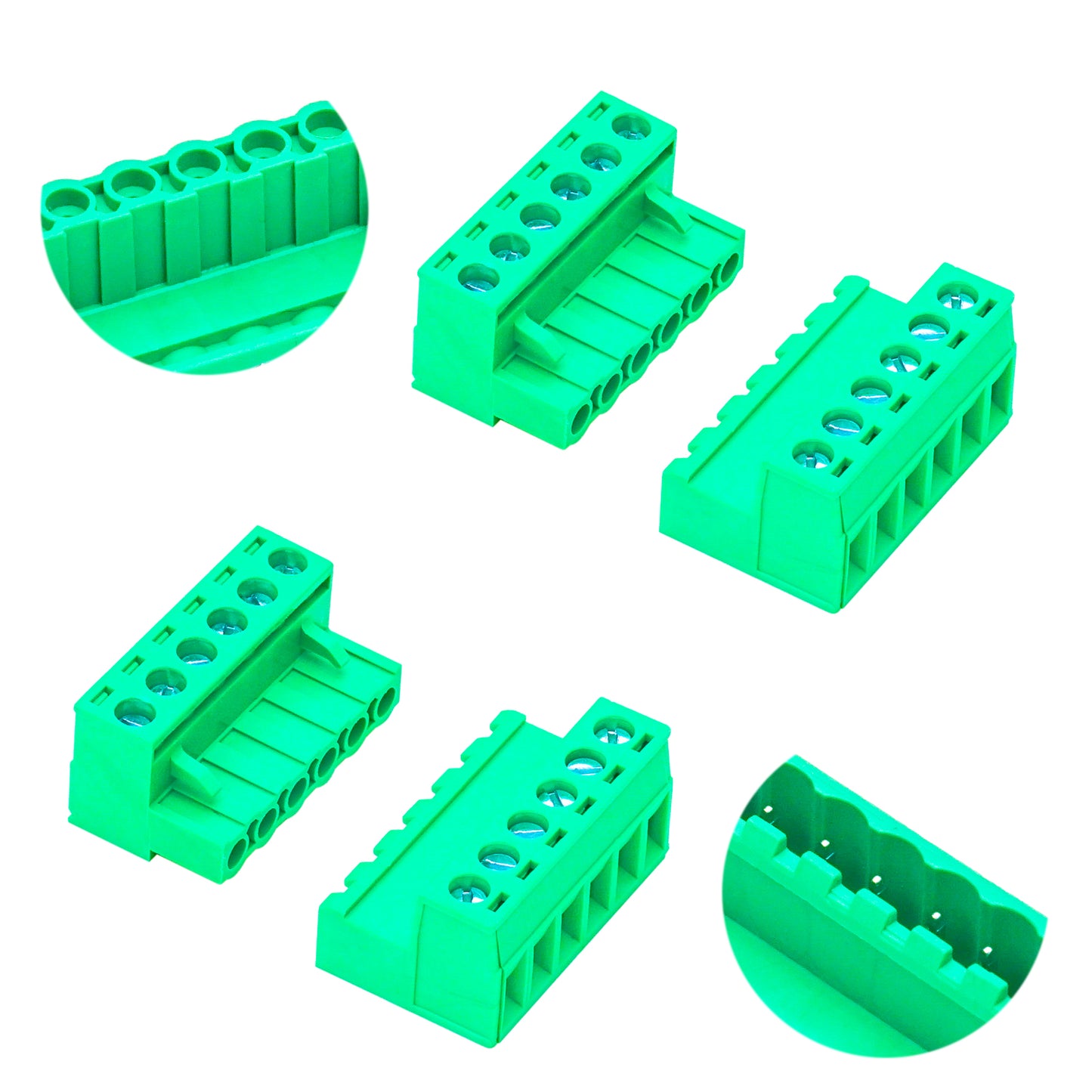 6P plug and header terminal block