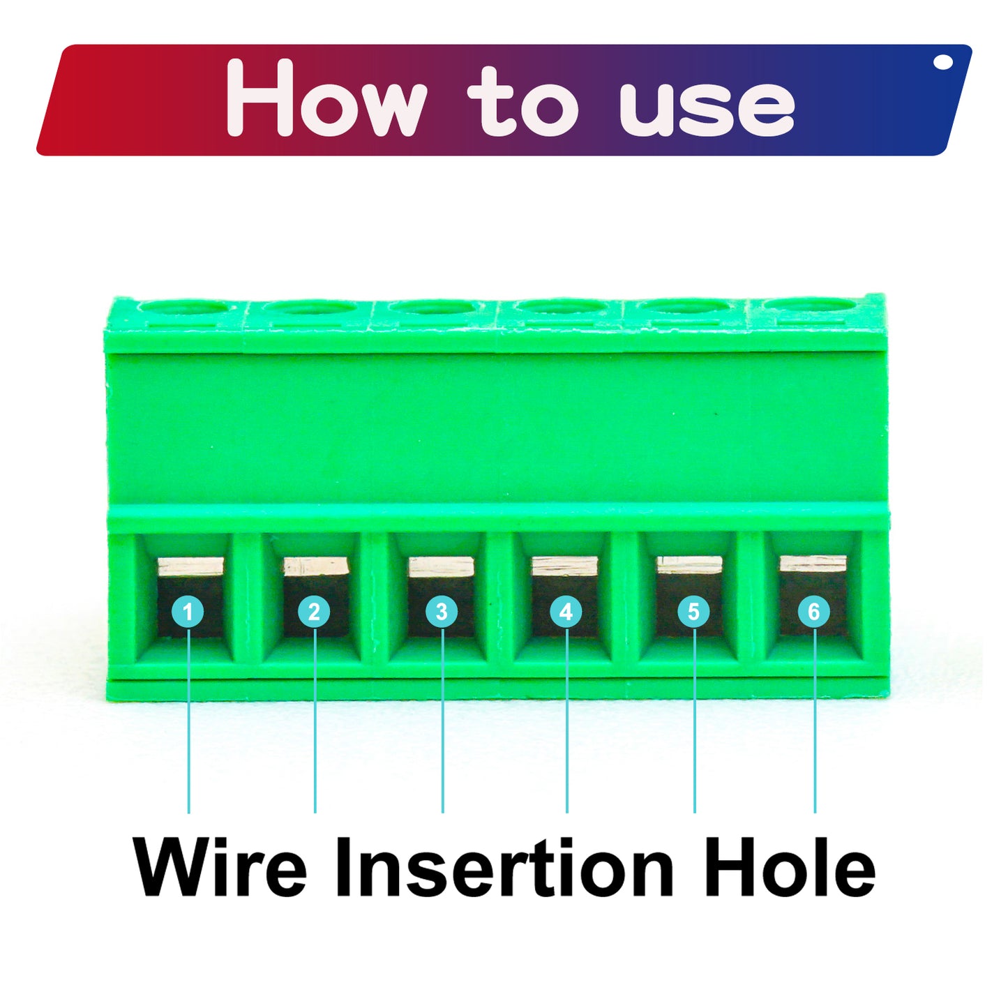 Screw open/close direction diagram
