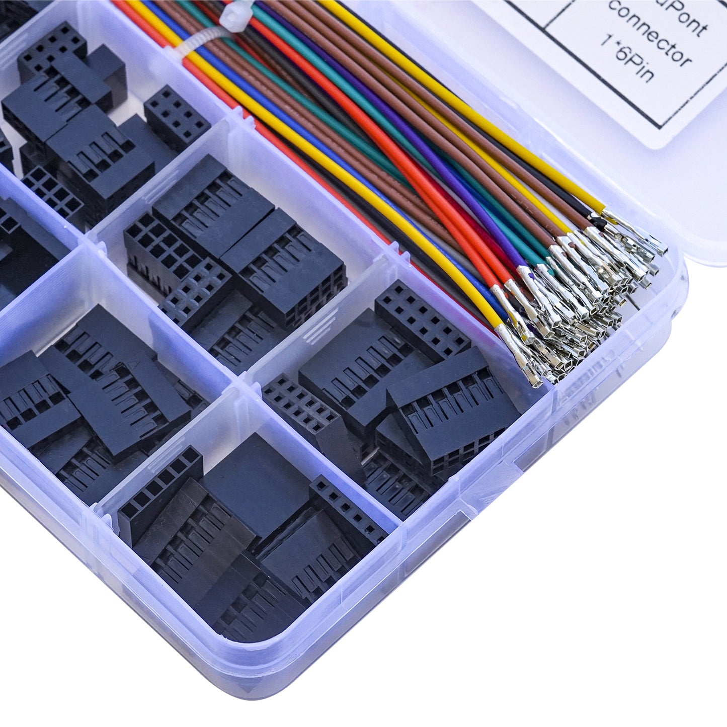 Premium 22AWG pre-crimped wires designed for Dupont 2.54mm male and female connector kit